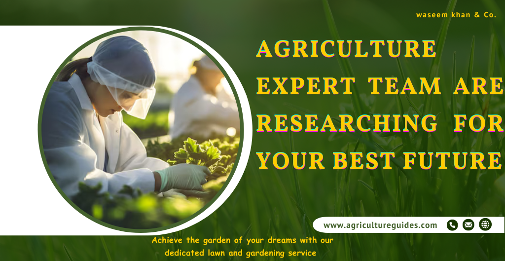 agriculture expert team are researching for your best future